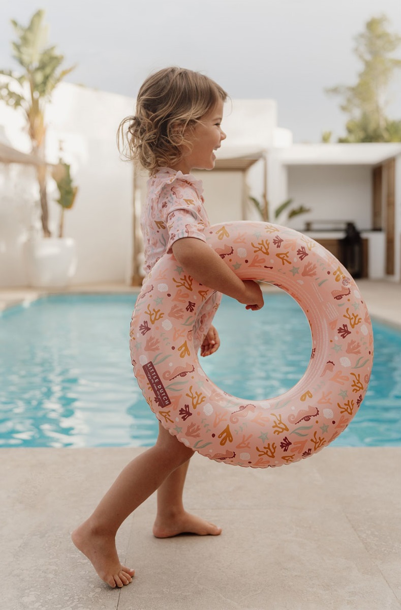Little Dutch ujumisrõngas, sinine "Ocean Dreams" ujumiseks rõngas lapsele