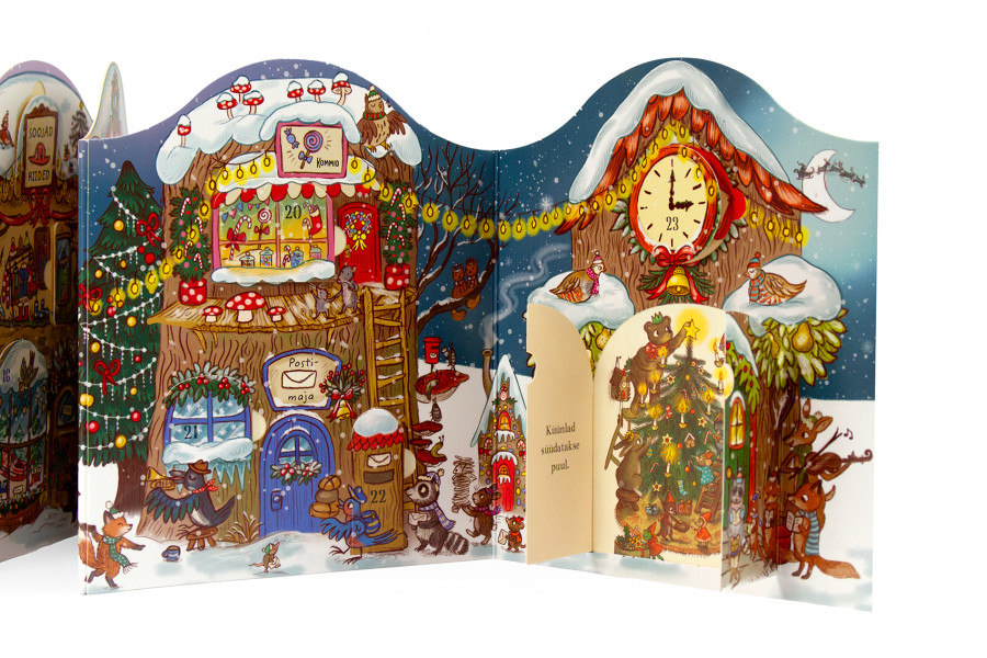 Raamat „Mõmmisalu lood. Jõulurõõm on meie poole teel“ – advendiraamat lastele