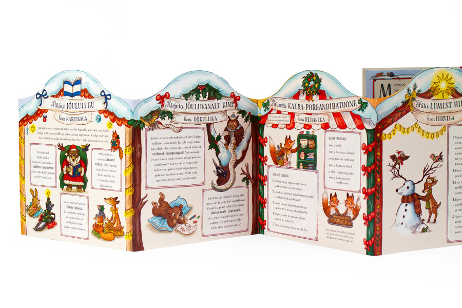 Raamat „Mõmmisalu lood. Jõulurõõm on meie poole teel“ – advendiraamat lastele