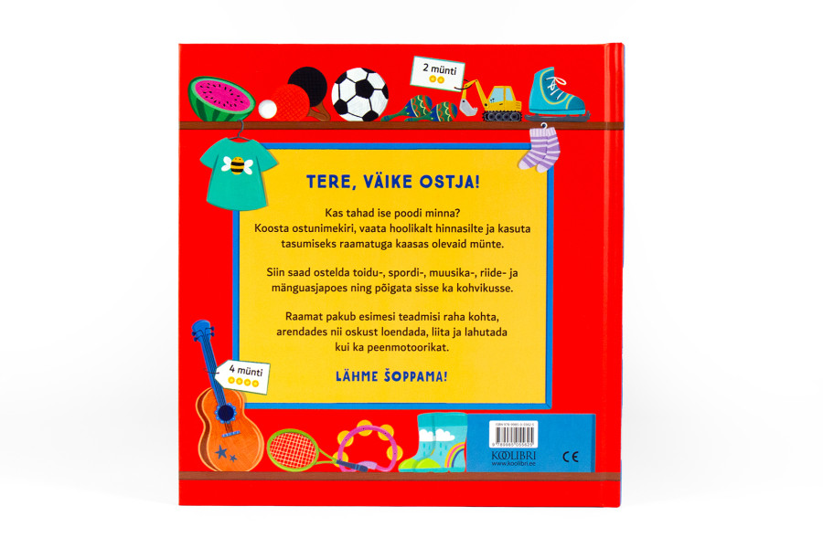 Laste õppe-raamat raha lugemise ja arveldamise õppimiseks