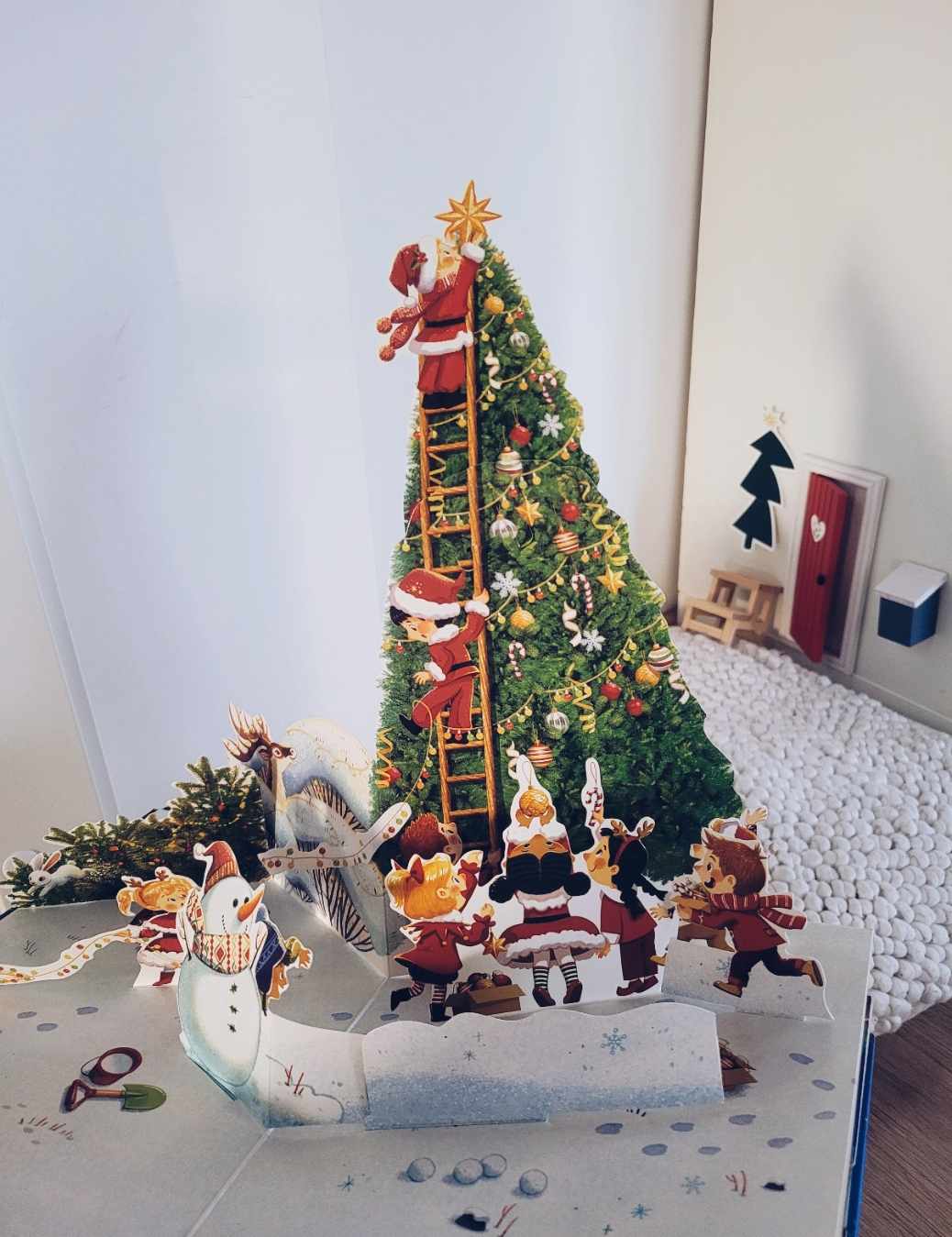 Tõeline talveraamat imelised jõulud ruumiline jõuluraamat