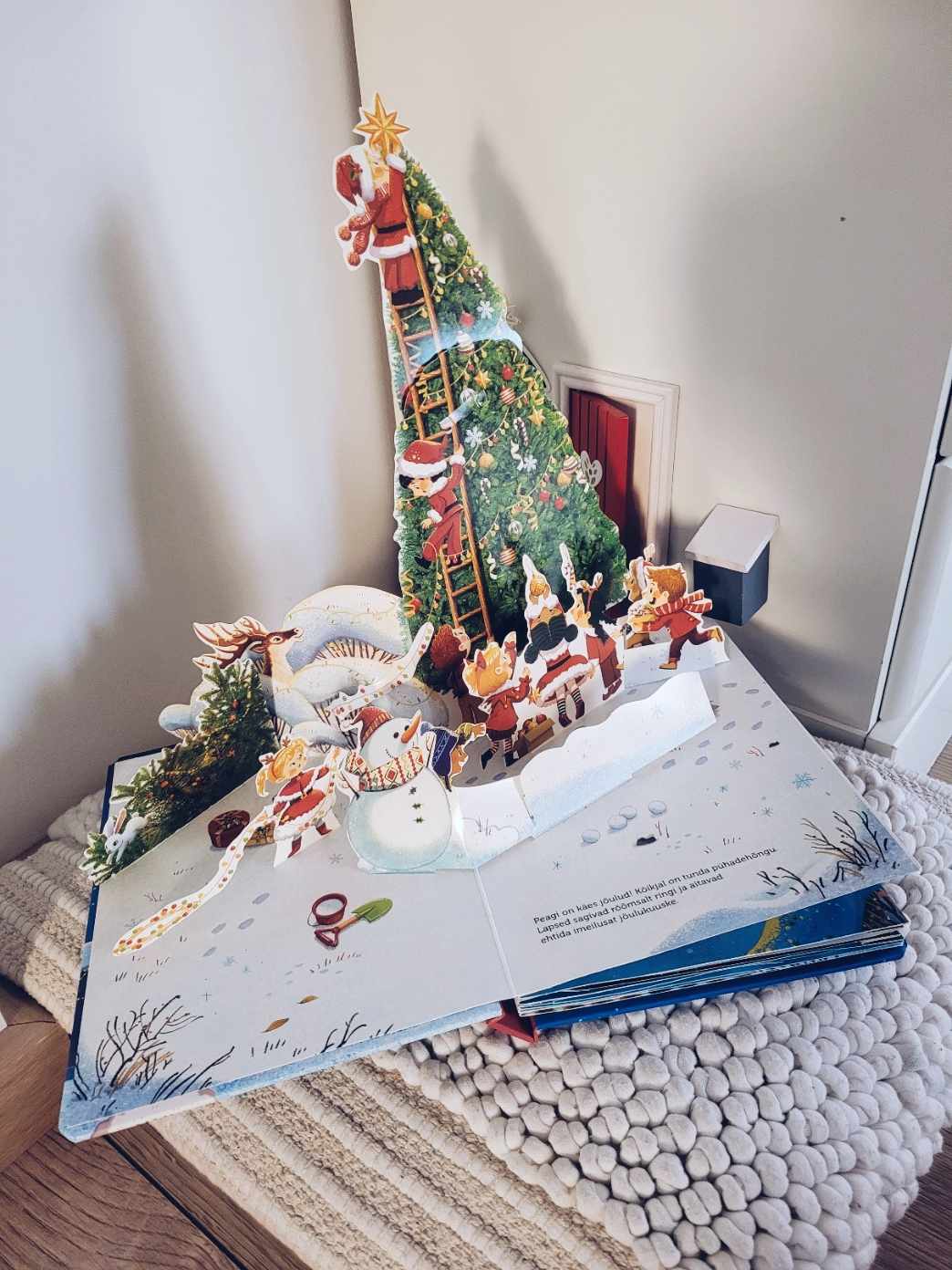 Tõeline talveraamat imelised jõulud ruumiline jõuluraamat