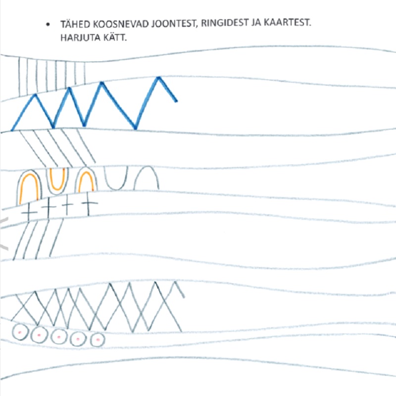 Tähevihik „Sõnasööbiku jälgedel“ – tähtede kirjutamise harjutusvihik lastele