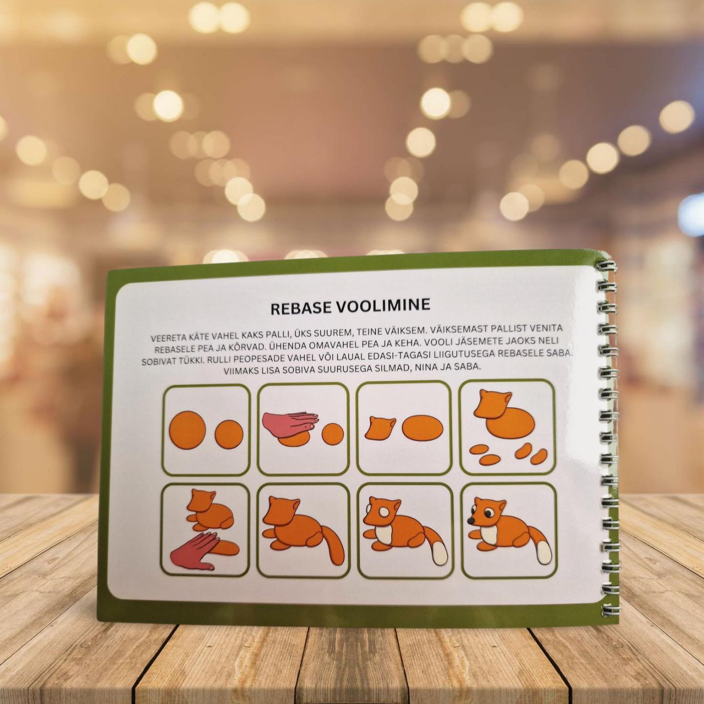 korduvkasutatav plastiliinivihik voolimisvihik meisterdamisvihik plastiliiniga saviga voolimiseks ideed