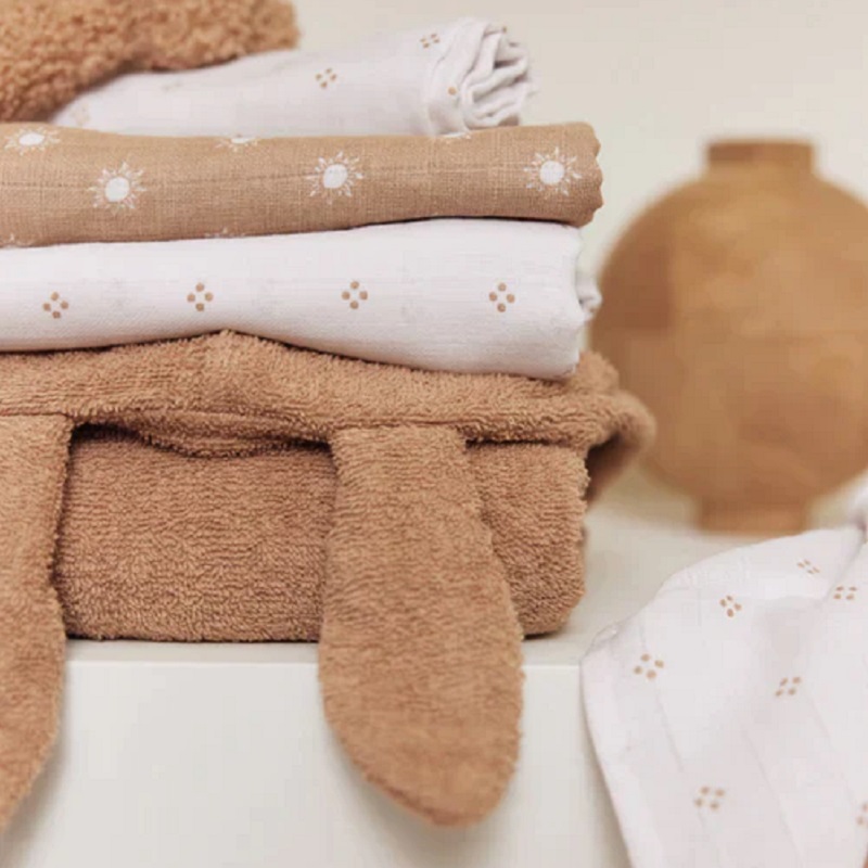 kõrvadega kapuutsiga vannirätik vannilina vannipontšo lastele