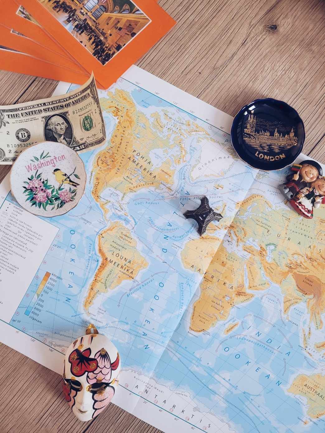 maailma üldgeograafiline kaart