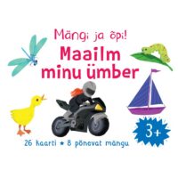 26 kahepoolse kaardiga õppemäng värvide arvude ja loendamise harjutamiseks