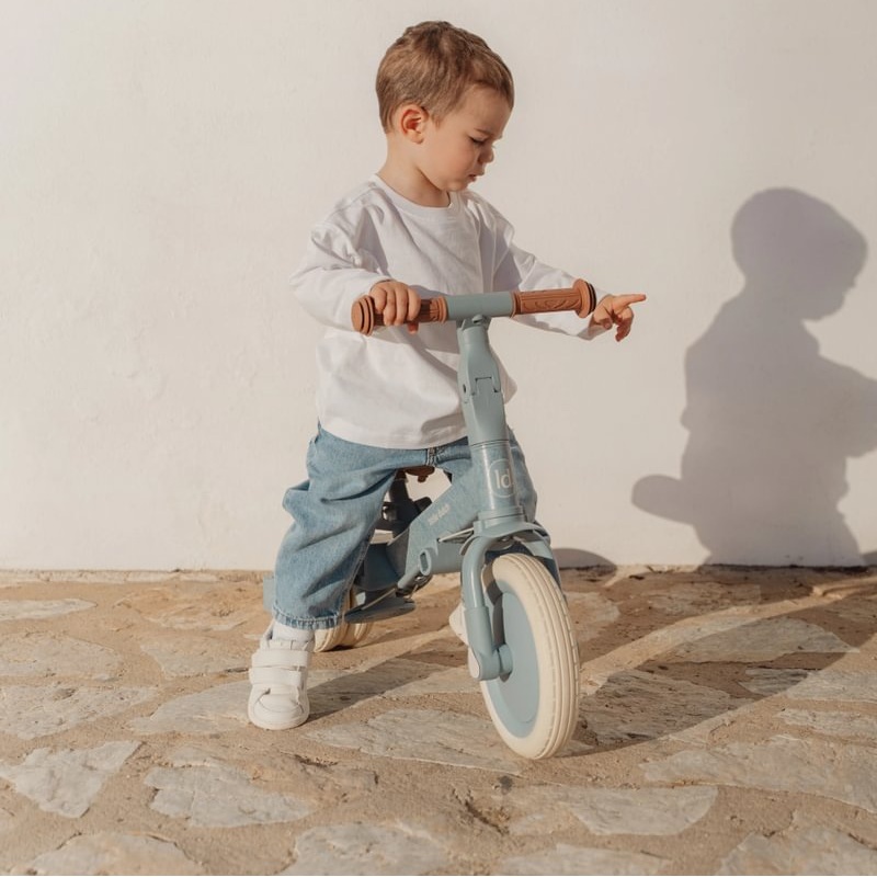 4-in-1 kolmerattaline jalgratas lükkesangaga – turvaraam ja vöö