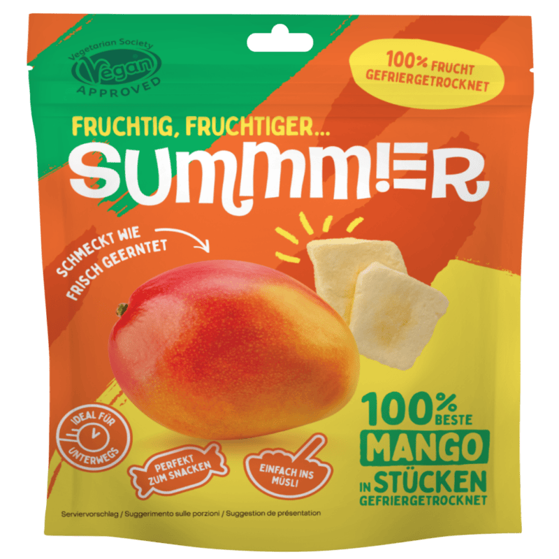 SUMMMER külmkuivatatud mangotükid 11 g