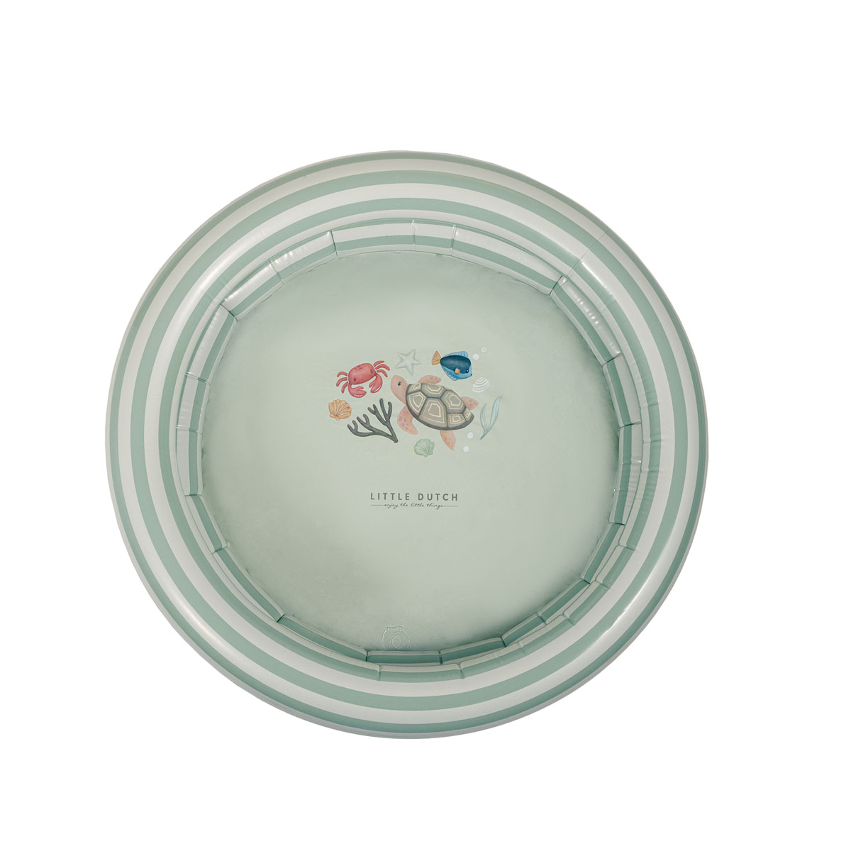 Little Dutch laste bassein Ø 80 cm, roheline "Fresh Greens" suvi ujumisbassein lastele beebile pisike bassein suvekaup lastebassein täispuhutav