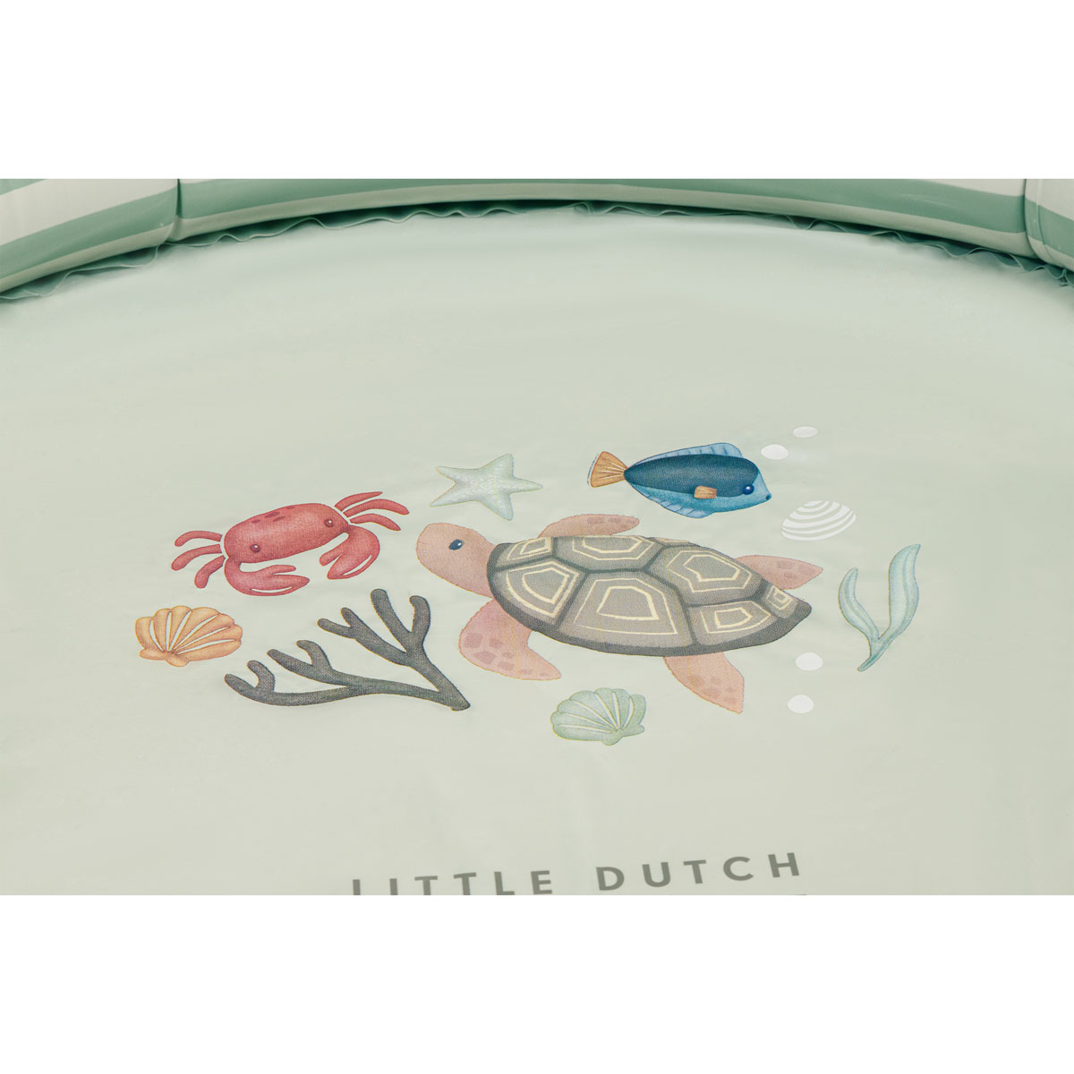 Little Dutch laste bassein Ø 80 cm, roheline "Fresh Greens" suvi ujumisbassein lastele beebile pisike bassein suvekaup lastebassein täispuhutav