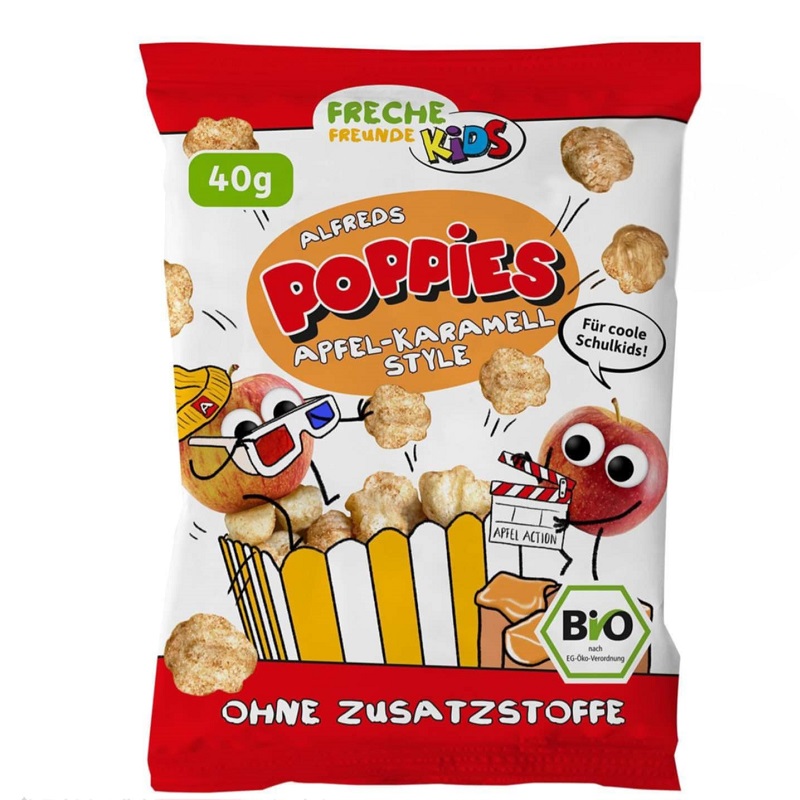Freche Freunde mahe õuna-karamelli popkorn – lapsesõbralik maius