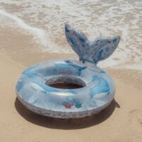 Little Dutch suur ujumisrõngas vaalasabaga Ocean World 90 cm