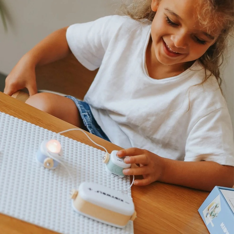KIDYWOLF KIDYELEC STARTER elektriringide komplekt lastele Laste esimene elektriliste vooluringide õppekomplekt
