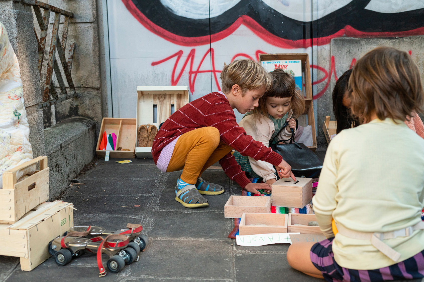 Eseme jäävuse karp kast Montessori pedagoogika Grapat puidust mängufiguurid loovmäng vabamäng waldorfpedagoogika waldorfmänguasjad