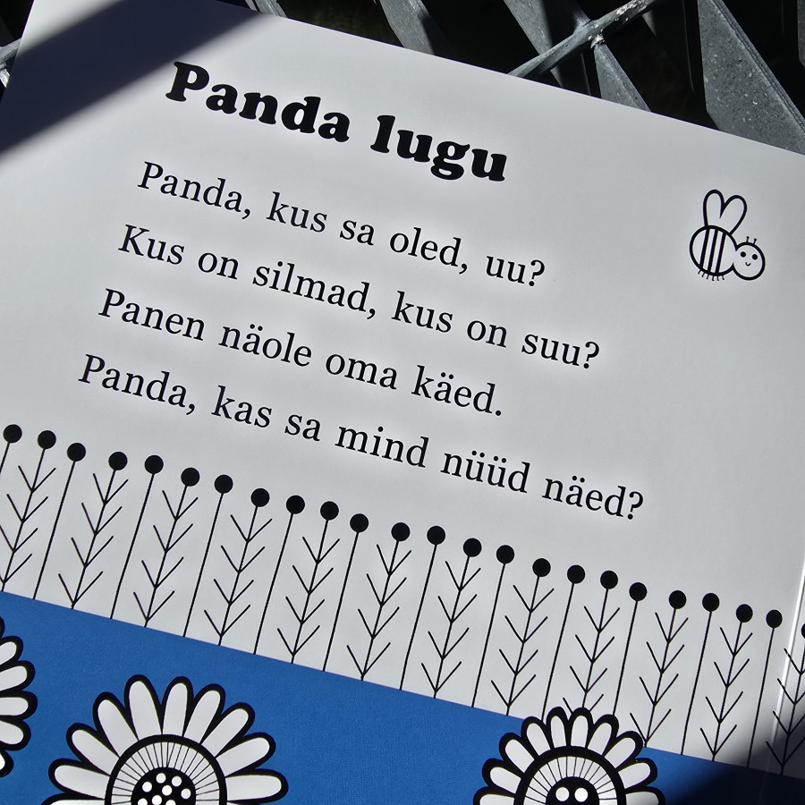 Raamat „Tita esimesed lood“ – beebi esimene ettelugemisraamat Mustvalgete piltidega pappraamat beebile