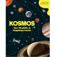 Raamat „Kosmos“ – 3D ja klappidega pappraamat lastele