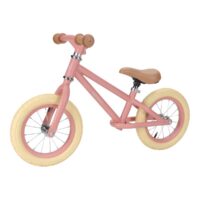 Little Dutch Pink jooksuratas lastele 12-tolliste ratastega ja reguleeritava sadulaga