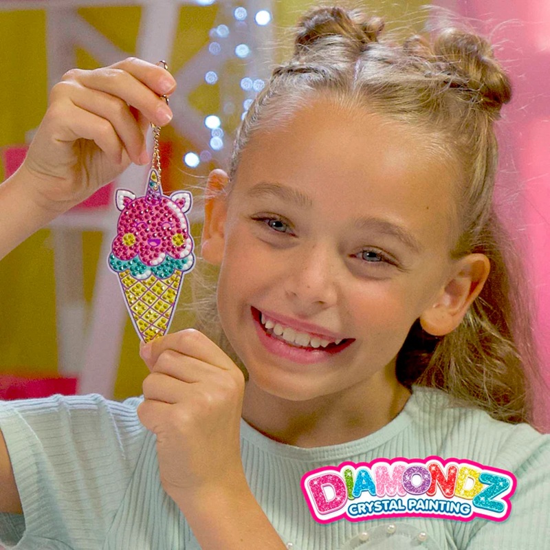 Teemantmosaiik Snäkid võtmehoidjad 6+ – Diamondz võtmehoidjate meisterdamiskomplekt