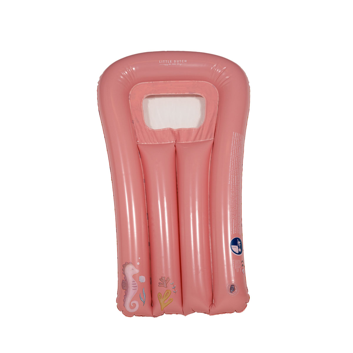 Little Dutch täispuhutav madrats, sinine "Ocean Dreams" ujumismadrats lebomadrats täispuhutav veemadrats lastele