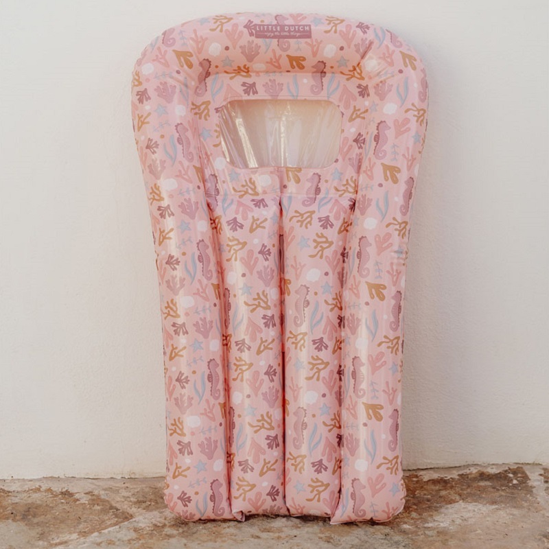 Little Dutch täispuhutav madrats, sinine "Ocean Dreams" ujumismadrats lebomadrats täispuhutav veemadrats lastele