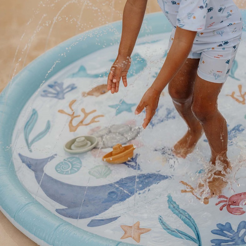 Little Dutch mängumatt vihmutiga "Ocean Dreams" rannamänguasjad lastele vihmuti