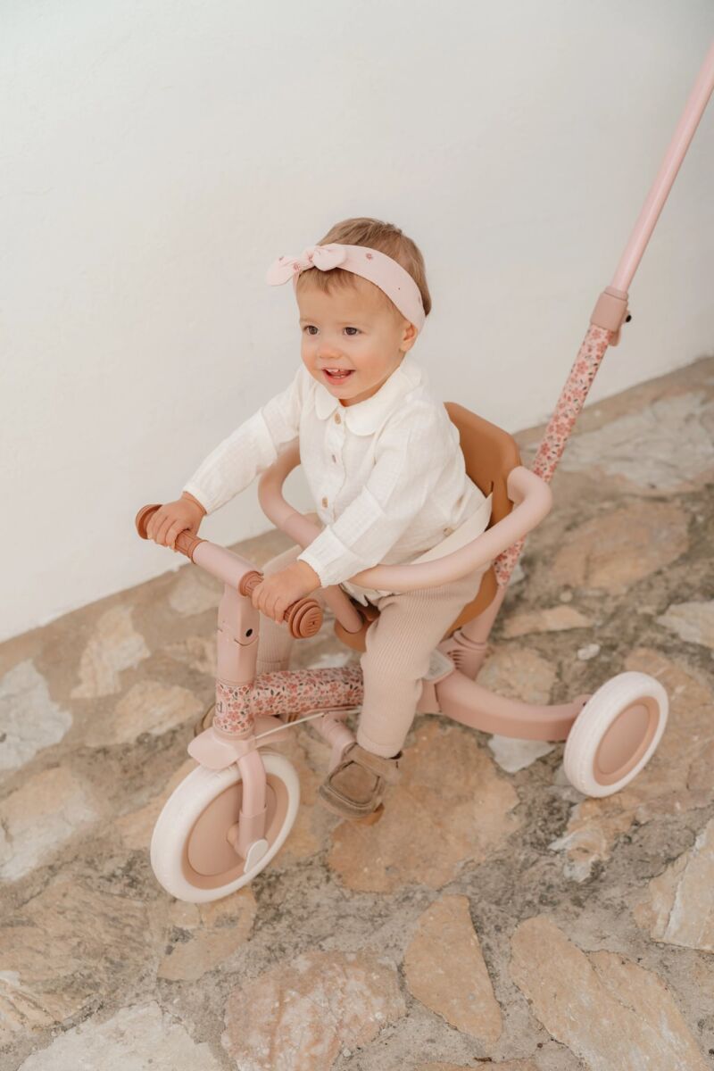 Little Dutch 4-ühes ratas koos lükkesangaga - kolmerattaline, jooksukas, lükkesangaga tõukeratas ja tavaline ratas Little Dutch 4-ühes ratas koos lükkesangaga - kolmerattaline, jooksukas, lükkesangaga tõukeratas ja tavaline ratas