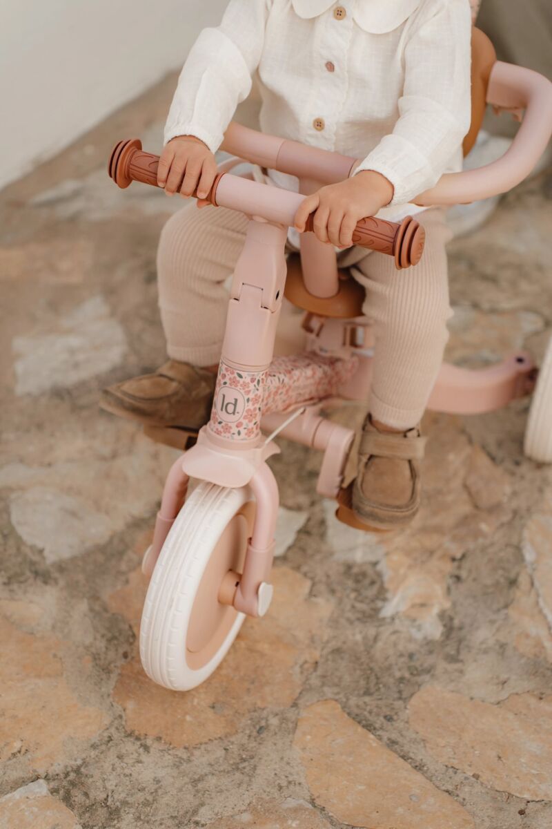 Little Dutch 4-ühes ratas koos lükkesangaga - kolmerattaline, jooksukas, lükkesangaga tõukeratas ja tavaline ratas Little Dutch 4-ühes ratas koos lükkesangaga - kolmerattaline, jooksukas, lükkesangaga tõukeratas ja tavaline ratas