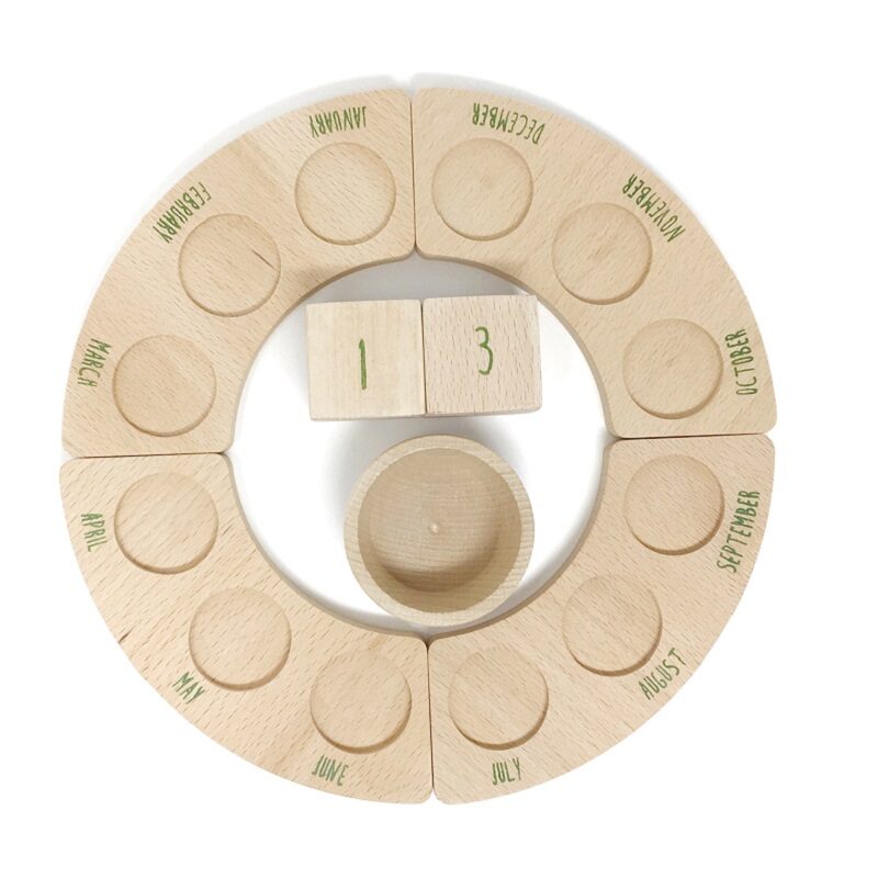 kalender puidust grapat