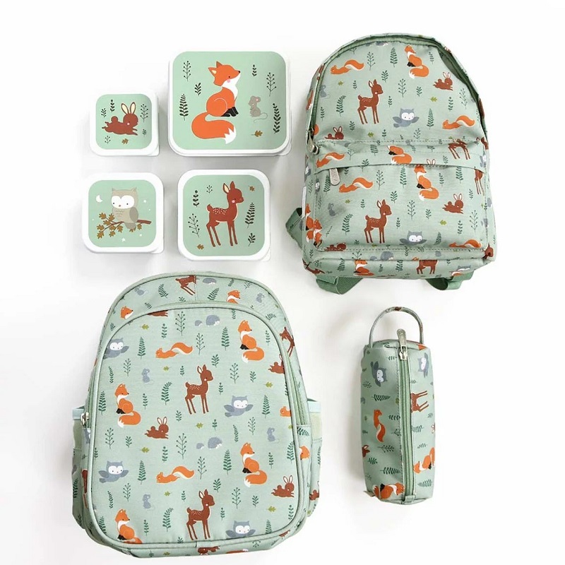 A Little Lovely Company Neli erinevas suuruses karpi – toidu ja snäkkide kaasavõtmiseks