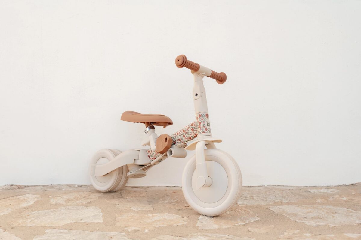 Esimene sõiduvahend väiksele lapsele – 4-ühes ratas lükkesangaga Esimene sõiduvahend väiksele lapsele – 4-ühes ratas lükkesangaga