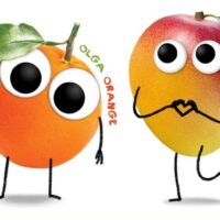 Freche Freunde müslibatoonid mango ja apelsiniga, 4 tk batoonikesed mangobatoon apelsinibatoon naturaalne suhkruta puuviljadest
