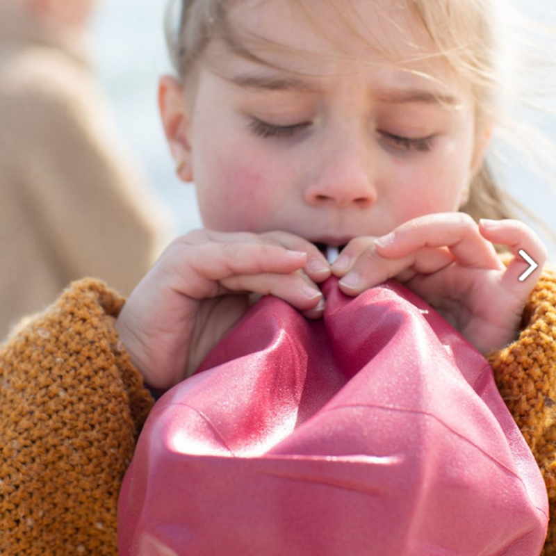 Täispuhutav silikoonist ja kokku rullitav Scrunch pall lastele õue ja tuppa