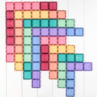 Connetix Magnet tiles pastel pieces mangetklotsid