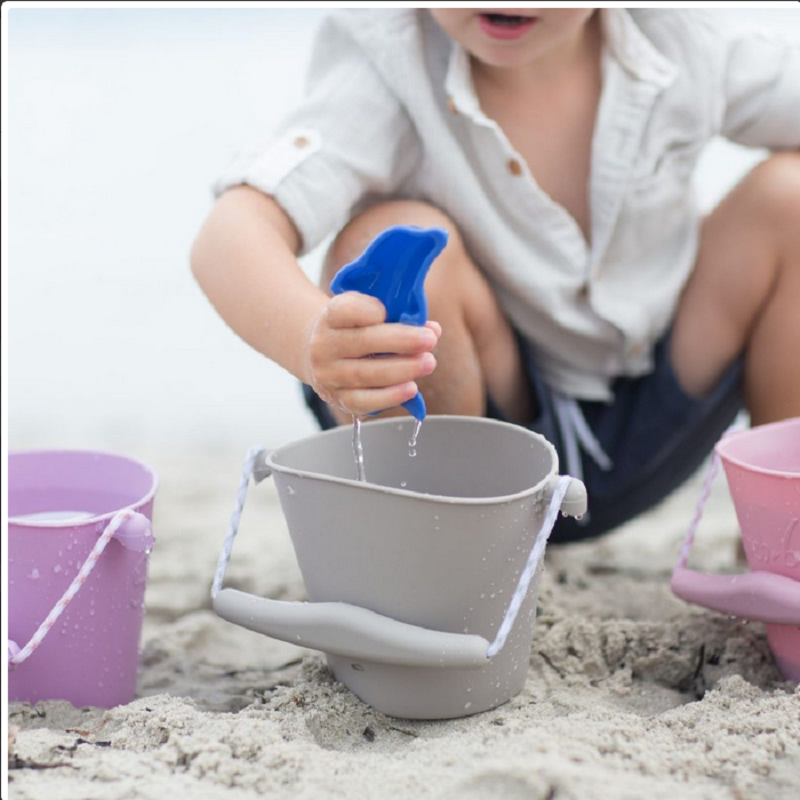 Scrunch kokkuvolditav ämber silikoonist liivakastimänguasjad