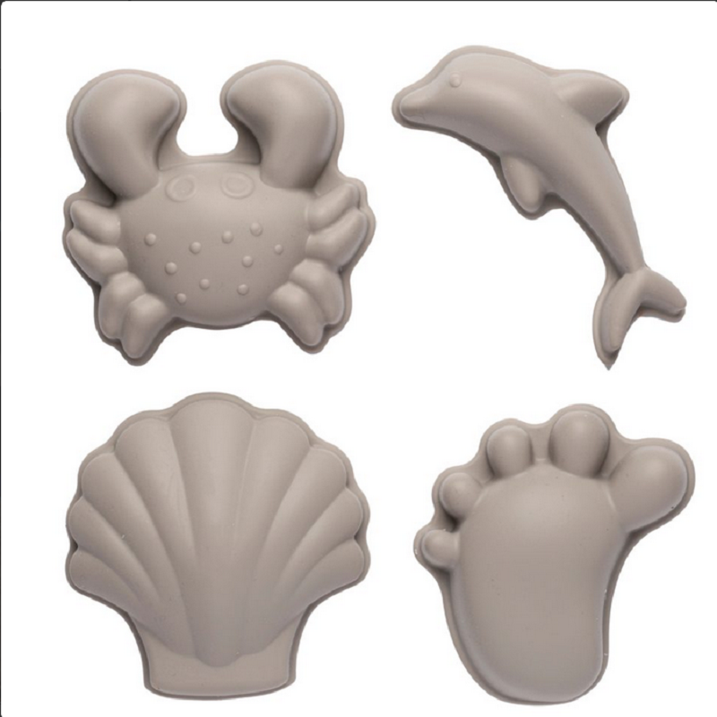 scrunch liivavormid silikoonist liivakastimänguasjad ämber kastekann kühvel