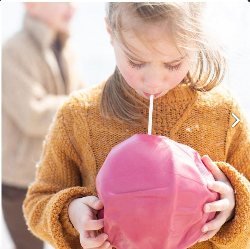 Täispuhutav silikoonist ja kokku rullitav Scrunch pall lastele õue ja tuppa