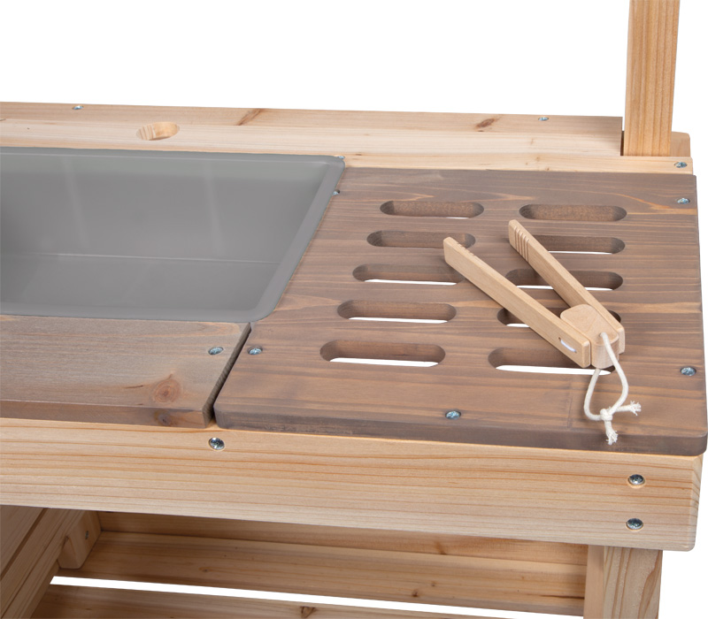 small foot mudaköök ja mänguköök lastele – õueköögikomplekt liiva ja veega mängimiseks