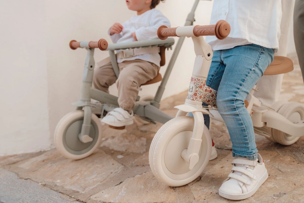 Little Dutch jalgratas 4-ühes lükkesangaga – kolmerattaline ja tasakaaluratas