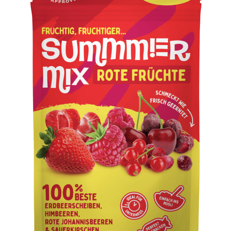 SUMMMER külmkuivatatud punaste marjade mix 25 g