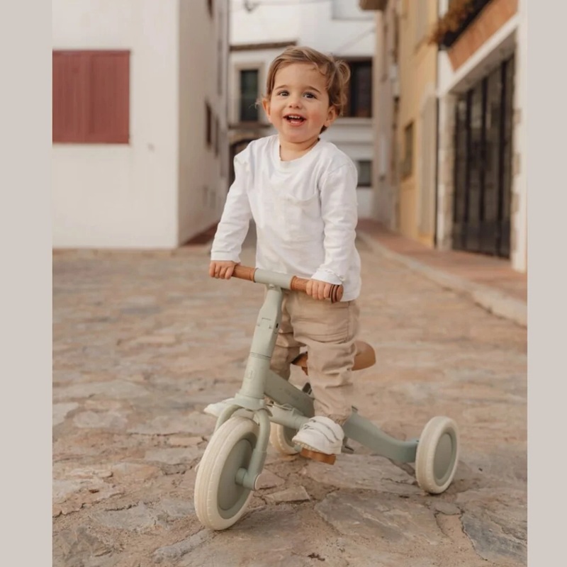 Little Dutch jalgratas 4-ühes lükkesangaga – kolmerattaline ja tasakaaluratas