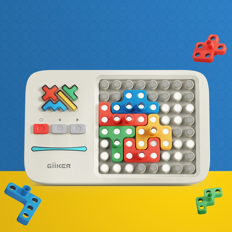 Nutikas ja ekraanivaba Interaktiivne mängukonsool GiiKer "Super Blocks" - 1000+ väljakutset, suurepärane tegevus reisile, autosõiduks