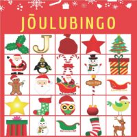 Jõulubingo pildimäng lastele tasuta printimiseks Jõulubingo pildimäng lastele tasuta printimiseks