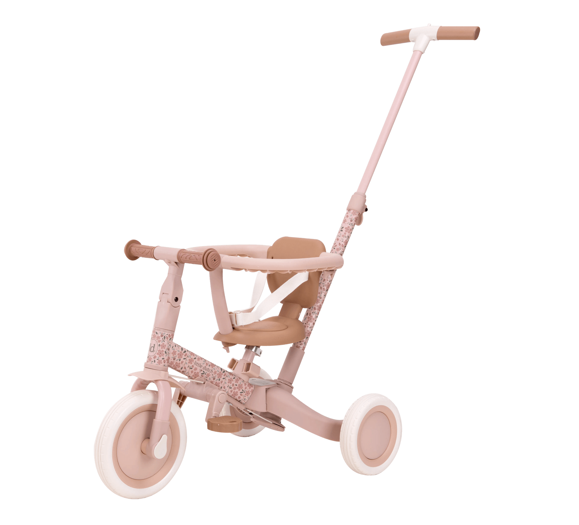 Little Dutch 4-ühes ratas koos lükkesangaga - kolmerattaline, jooksukas, lükkesangaga tõukeratas ja tavaline ratas Little Dutch 4-ühes ratas koos lükkesangaga - kolmerattaline, jooksukas, lükkesangaga tõukeratas ja tavaline ratas