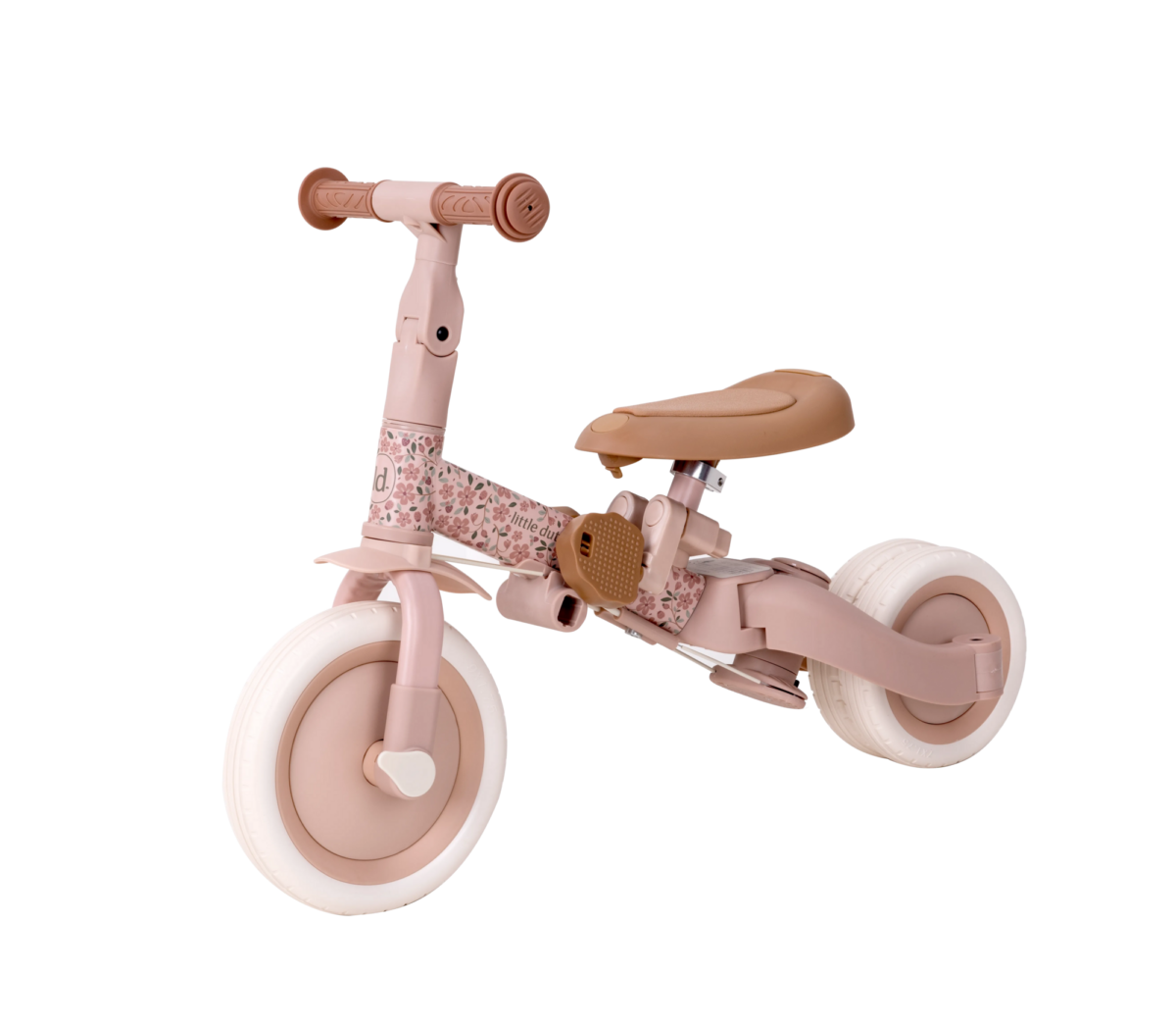 Little Dutch 4-ühes ratas koos lükkesangaga - kolmerattaline, jooksukas, lükkesangaga tõukeratas ja tavaline ratas Little Dutch 4-ühes ratas koos lükkesangaga - kolmerattaline, jooksukas, lükkesangaga tõukeratas ja tavaline ratas