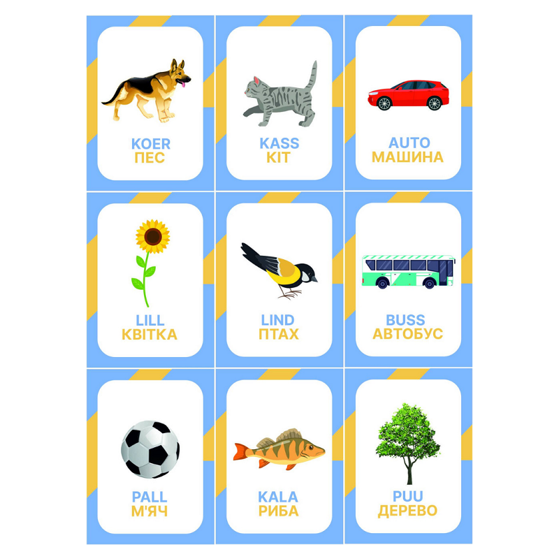 NUPU tasuta õppekaardid Eesti–Ukraina keeleõppeks