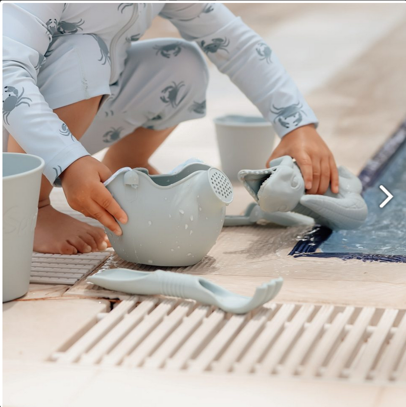 Scrunch Double Digger silikoonist kühvel ja reha Kahekordne liivakühvel lapsele silikoonist