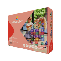 Cleverclixx magnetklotsid 125 tk pastelne suur stardikomplekt
