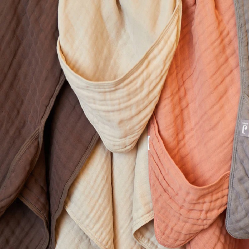 Jollein musliinist vannirätik – 100% puuvill, pehme ja kiiresti kuivav.