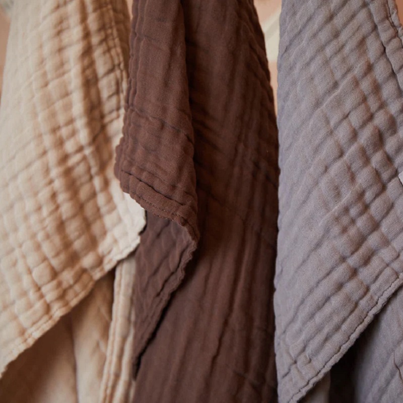 Orgaanilisest puuvillast musliintekk – pehme, hingav ja õrn beebi nahale.